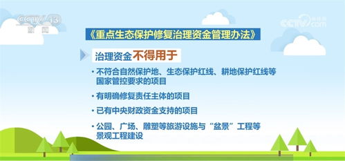 通过提高资金使用效益助力 我国促进生态系统保护修复 再发力