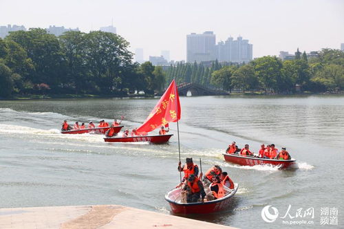 无人机冲锋舟齐上阵 湖南启动防灾减灾日集中宣传活动